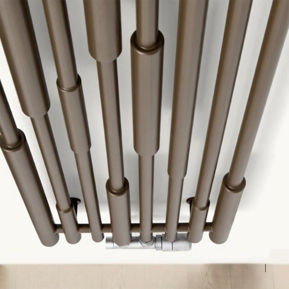 TERMA Cane Designheizkörper  - Farbe African Bronze - Profile des Heizkörpers