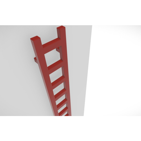 TERMA Easy vertikaler Heizkörper Farbausführung - RAL3000