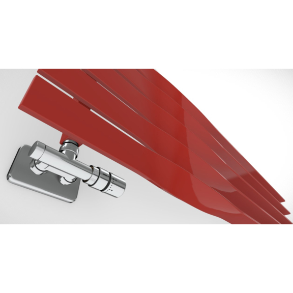 TERMA Cyklon H Designheizkörper - Farbvariante RAL3000