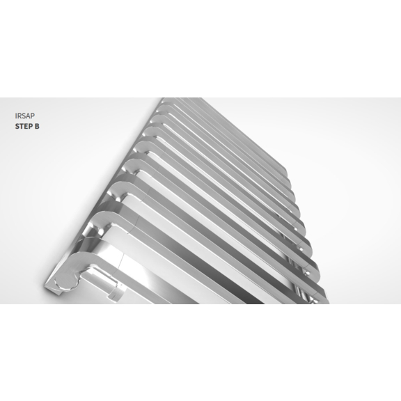 IRSAP Step B Chrom-Designheizkörper Detail2