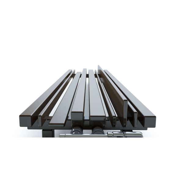 TERMA Sherwood V Designheizkörper Farbe Dark Brown - Detail