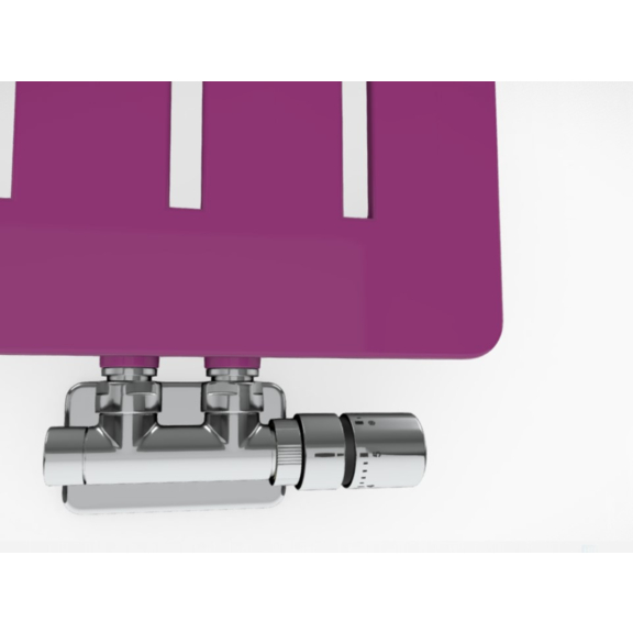 TERMA Aero V Designheizkörper verschiedene Farbvarianten RAL4006 Detail