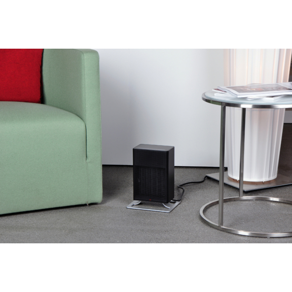 Heizlüfter Stadler Form Anna little im Wohnzimmer