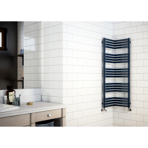 TERMA Incorner Eckheizkörper 1270x350 RAL5001