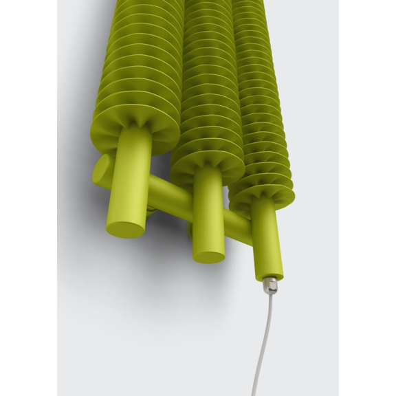TERMA Ribbon V E Designheizkörper 1800x290 FarbeGreen Apple Detail