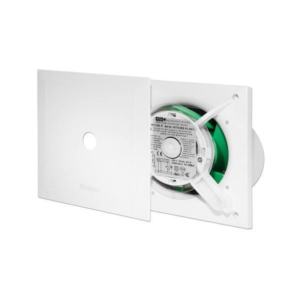 Helios MiniVent M1/120 P Ventilator mit zwei Leistungsstufen und Bewegungssensor - deutsches Design