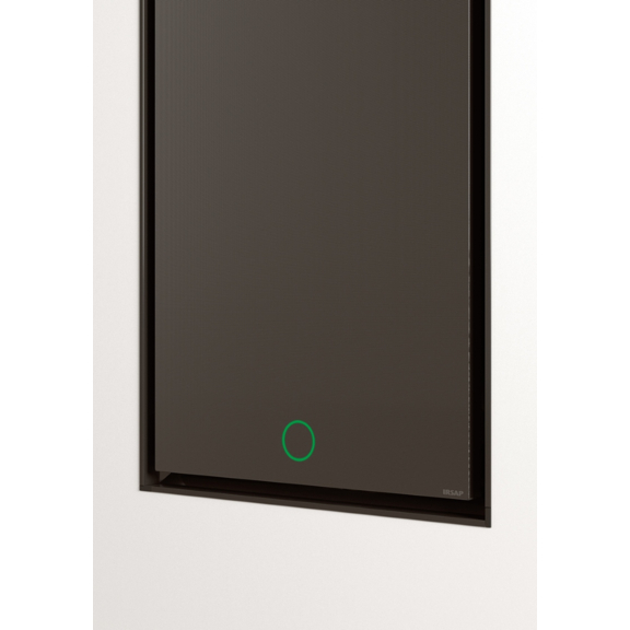 IRSAP Face Designheizkörper Oberfläche Black Dots Detail unterer Teil