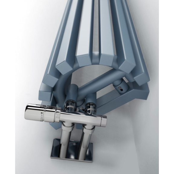 TERMA Triga ANC Eckheizkörper RAL 5024 Detail