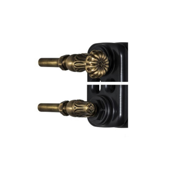 Manuelles Eck-Set Old Floral Style – Bronze