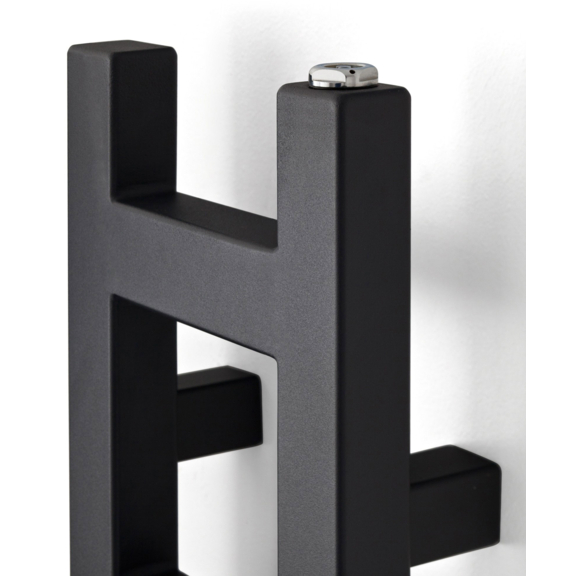 TERMA Easy vertikaler Heizkörper 960x200 Farbe Soft9005 - Detail