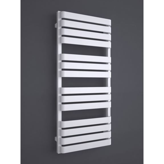 TERMA Warp T Designheizkörper 1110x500 RAL 9016 Seitenansicht