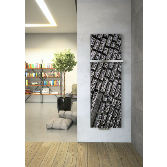 TERMA Case Slim Designheizkörper mit Druckmotiv