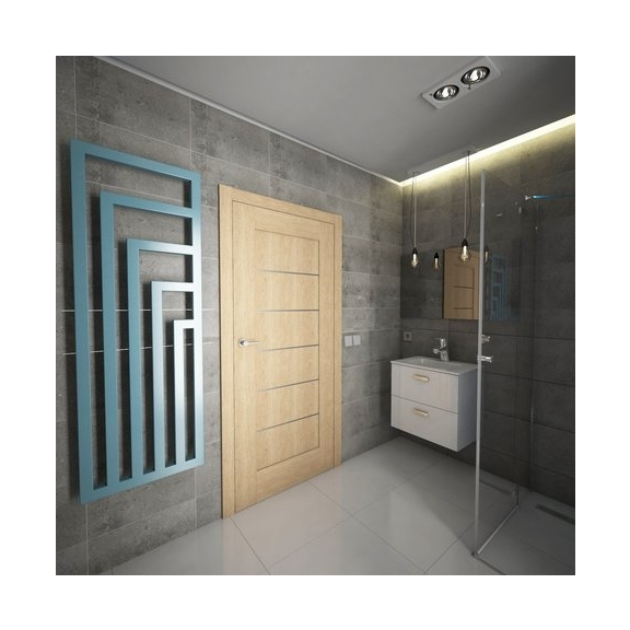 TERMA Angus V Designheizkörper 1460x520- modernes Badezimmer