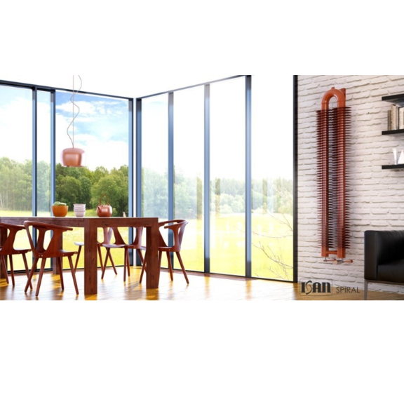 ISAN Spiral RAO2 Vertikaler Heizkörper - S03