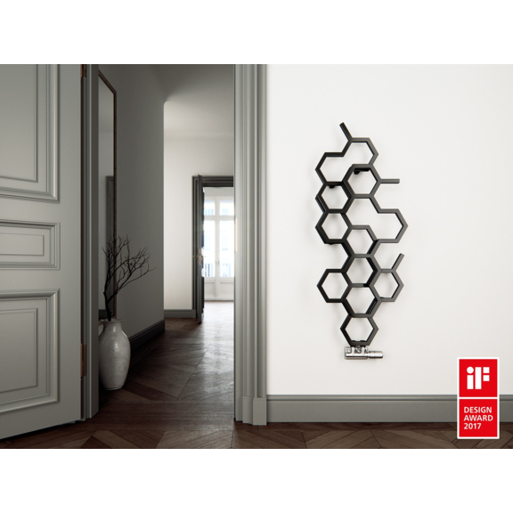 TERMA Hex Designheizkörper RAL9005