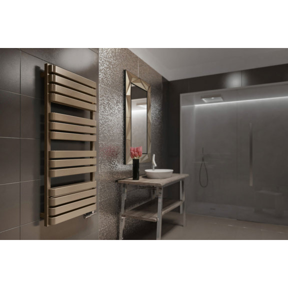 TERMA Warp T Bold Designheizkörper stilvolles Badezimmer