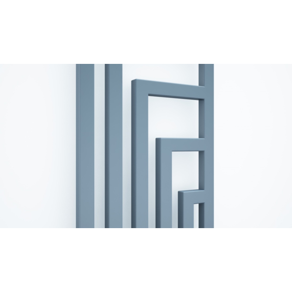 TERMA Angus V Designheizkörper 1300x440 Farbe RAL5014