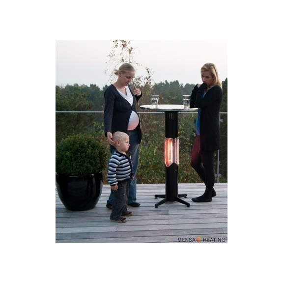 Infrarot-Heiztisch Statio Schwarz