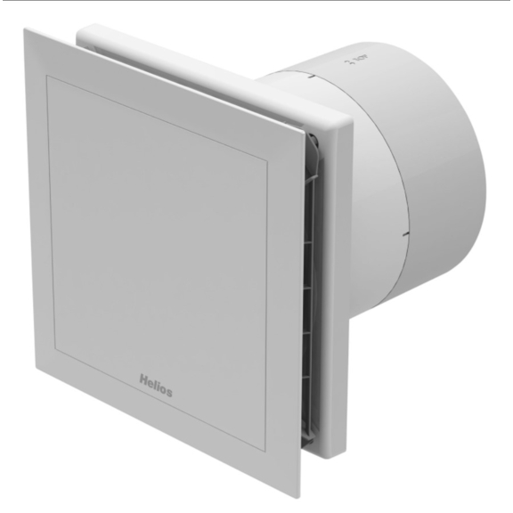 Helios MiniVent M1/150 0-10V Ventilator mit zwei Leistungsstufen und stufenloser Regelung