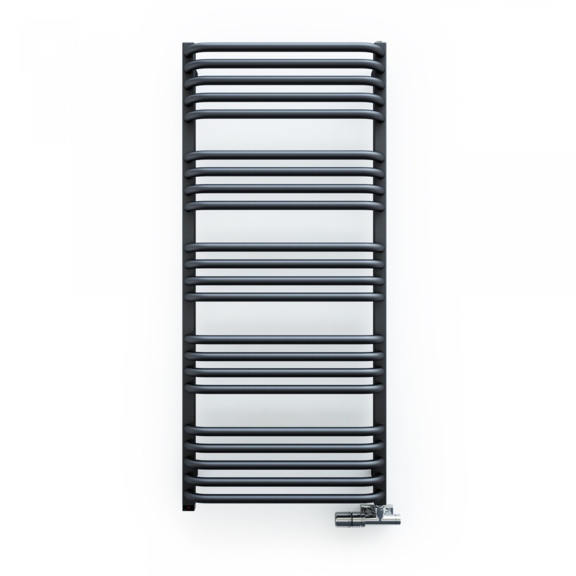 TERMA Alex ONE Designheizkörper 1140x600 Farbe Modern Grey