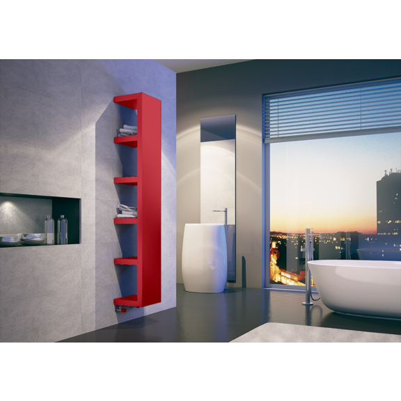 IRSAP Quadraqua Designheizkörper 1828x300 L Farbe Rosso Fragola