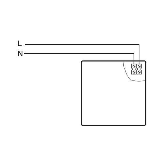 Ventilator ECOAIR DLC Ecowatt - Schaltbild