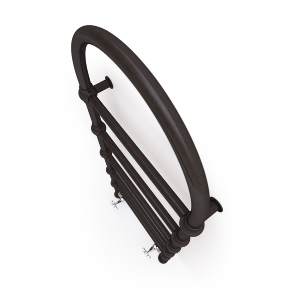 TERMA Retro S Designheizkörper 1245x504 Farbe Sparkling Grey - Detail