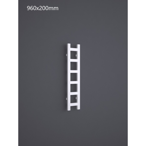 TERMA Easy One Vertikaler Heizkörper 960x200 RAL 9016