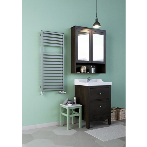 TERMA Lukka Badheizkörper Silver Matt für Badezimmer