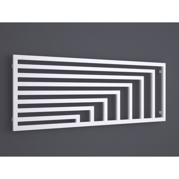 TERMA Angus H Designheizkörper Farbe RAL 9016 680x1680