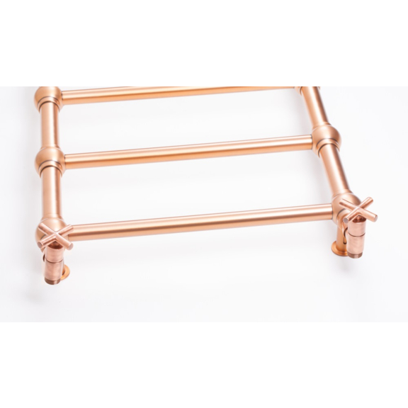 TERMA Retro Designheizkörper 1170x504 Farbe Cooper Detail