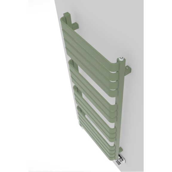 TERMA Warp T Designheizkörper Farbvariante RAL6021