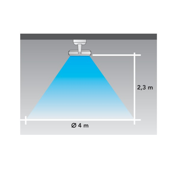Soler & Palau ARTIC 400 R Deckenventilator - Reichweite