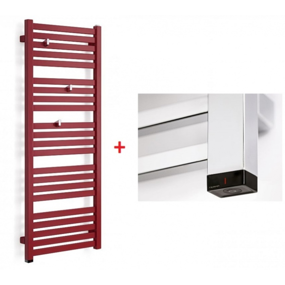 TERMA Marlin ONE Badheizkörper 600x430 RAL3017 Heizpatrone