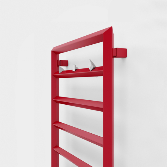 TERMA Diamond Badheizkörper 1120x500 RAL3031 Detail