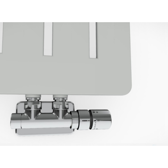 TERMA Aero V Designheizkörper verschiedene Farbvarianten RAL7035 Detail