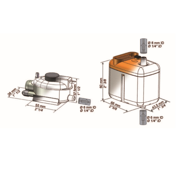 Sauermann Si-33 - Abmessungen