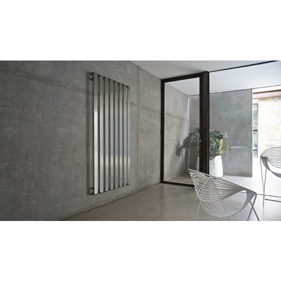 IRSAP Step V Chrom-Designheizkörper 2000x910 Chrom